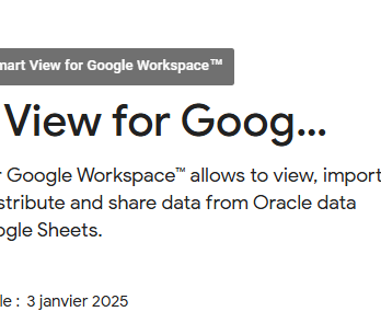 Smart View for Google Workspace est disponible dès aujourd’hui !