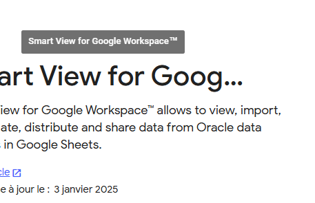 Smart View for Google Workspace est disponible dès aujourd’hui !